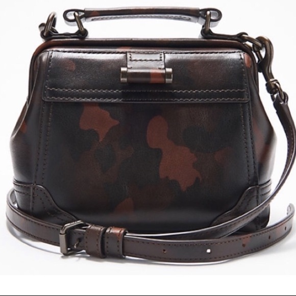Frye Handbags - NWT Frye Camoflouge Brown Top Handle Crossbody Bag